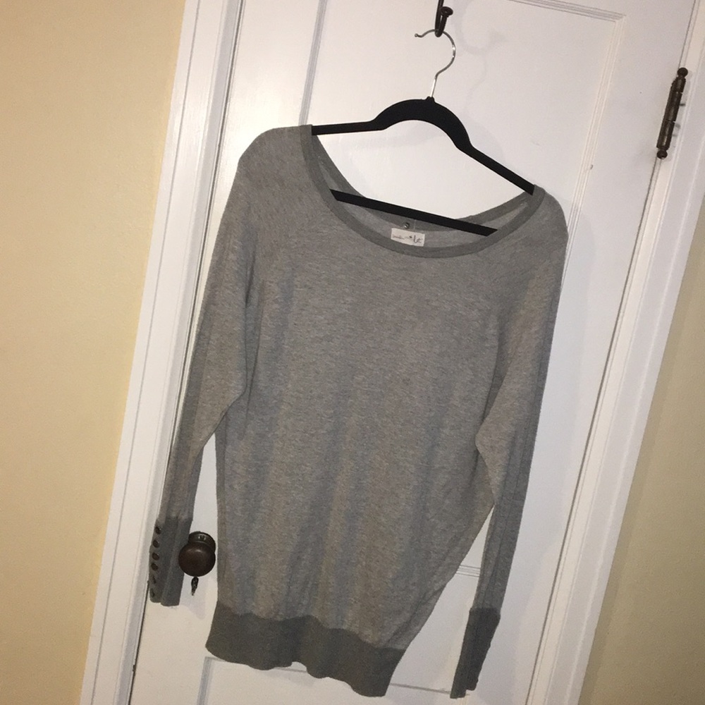 Shrinking Violet Gray Sweater